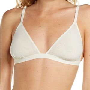 SKIMS Summer Mesh Triangle Bralette large bone